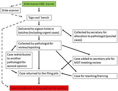 RFID analysis of the complexity of cellular pathology workflow—An opportunity for digital pathology